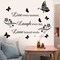 Live Every Moment Laugh Every Day Love Beyond Words Wall Decal – Motivational Bedroom & Living Room Decor